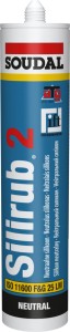 SOUDAL Silirub 2 Silikon neutralny BIAŁY 300ml