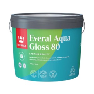 TIKKURILA Everal Aqua Gloss [80] 2,7l Połysk KOLOR BIAŁY