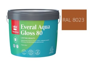 TIKKURILA Everal Aqua Gloss [80] 2,7l Połysk KOLOR TIK RAL 8023