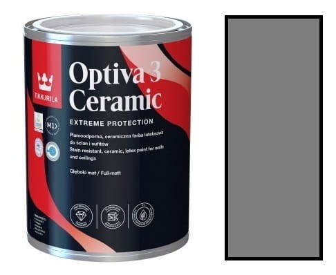 TIKKURILA Optiva Ceramic Matt 3 0,9l KOLOR S 5500-N