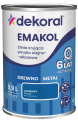 DEKORAL Emakol Strong emalia do drewna i metalu 0,9l Lazurowy
