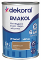 DEKORAL Emakol Strong emalia do drewna i metalu 0,9l Kawowy jasny