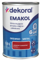 DEKORAL Emakol Strong emalia do drewna i metalu 0,9l Czerwony Karminowy Mat