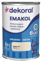DEKORAL Emakol Strong emalia do drewna i metalu 0,9l Morelowy