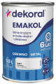 DEKORAL Emakol Strong emalia do drewna i metalu 0,9l Biały Mat