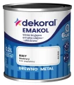 DEKORAL Emakol Strong emalia do drewna i metalu 0,2l Biały Mat
