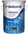 DEKORAL Emakol Strong emalia do drewna i metalu 5l Brązowy
