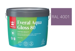 TIKKURILA Everal Aqua Gloss [80] 2,7l Połysk KOLOR LILIOWY RAL 4001