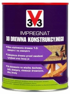 V33 Impregnat do drewna konstrukcyjnego Plus 5L