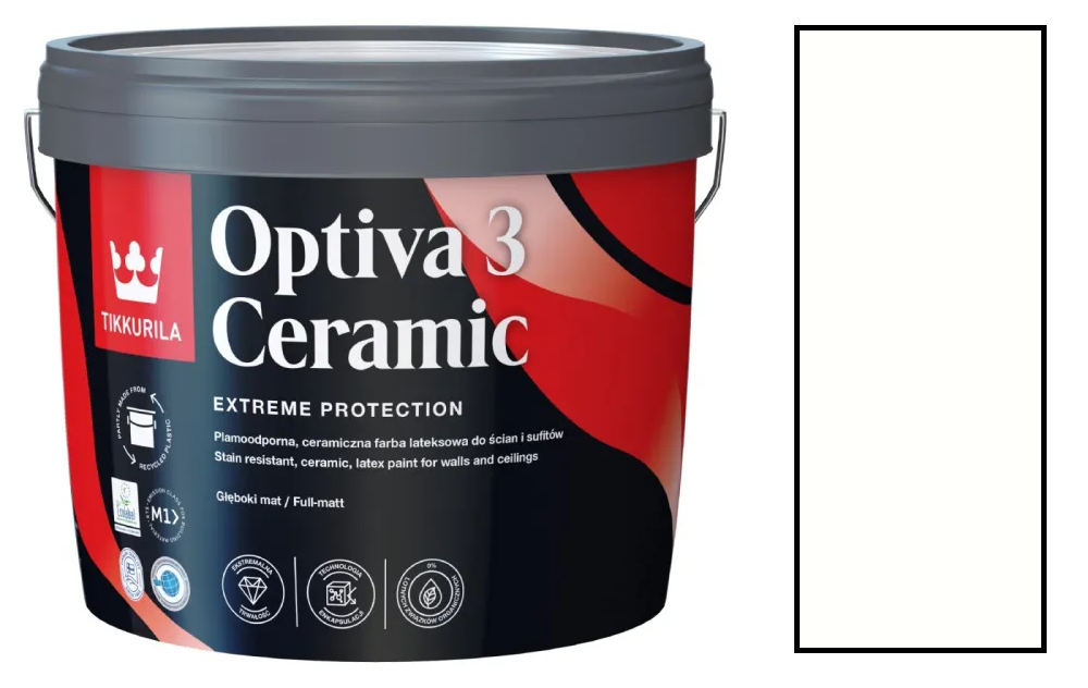 TIKKURILA Optiva Ceramic Matt 3 2,7l KOLOR S 0300-N