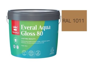 TIKKURILA Everal Aqua Gloss [80] 2,7l Połysk KOLOR IRCHOWO BEŻOWY RAL 1011