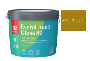 TIKKURILA Everal Aqua Gloss [80] 2,7l Połysk KOLOR CURRY  RAL 1027