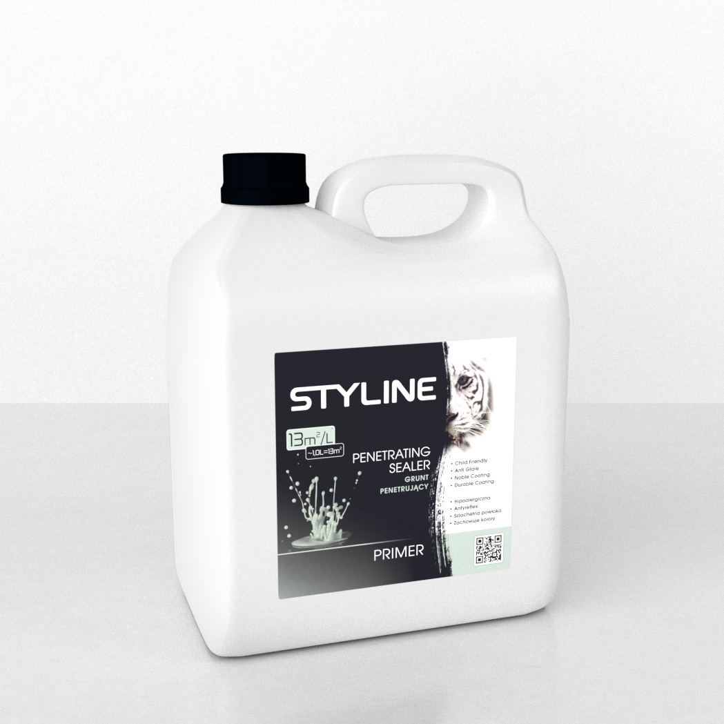 STYLINE Acrylex Primer Grunt akrylowy 5l Transparentny