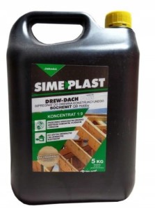 DREW DACH 1:9 Impregnat do drewna konstrukcyjnego więźby 5kg Bezbarwny