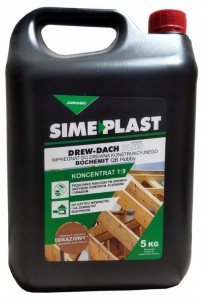 DREW DACH 1:9 Impregnat do drewna konstrukcyjnego więźby 5kg Brązowy