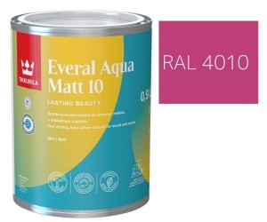 TIKKURILA Everal Aqua Matt [10]  0,9L KOLOR TELEMAGNETA RAL 4010
