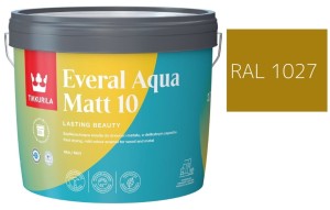 TIKKURILA Everal Aqua Matt [10]  2,7L KOLOR CURRY RAL 1027