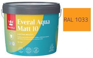 TIKKURILA Everal Aqua Matt [10]  2,7L KOLOR ŻÓŁCIEŃ RAL 1033