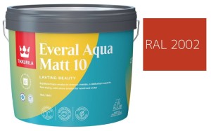 TIKKURILA Everal Aqua Matt [10]  2,7L KOLOR CEGLASTY RAL 2002