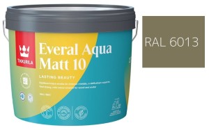 TIKKURILA Everal Aqua Matt [10]  2,7L KOLOR ZIELONY TRZCINOWY RAL 6013