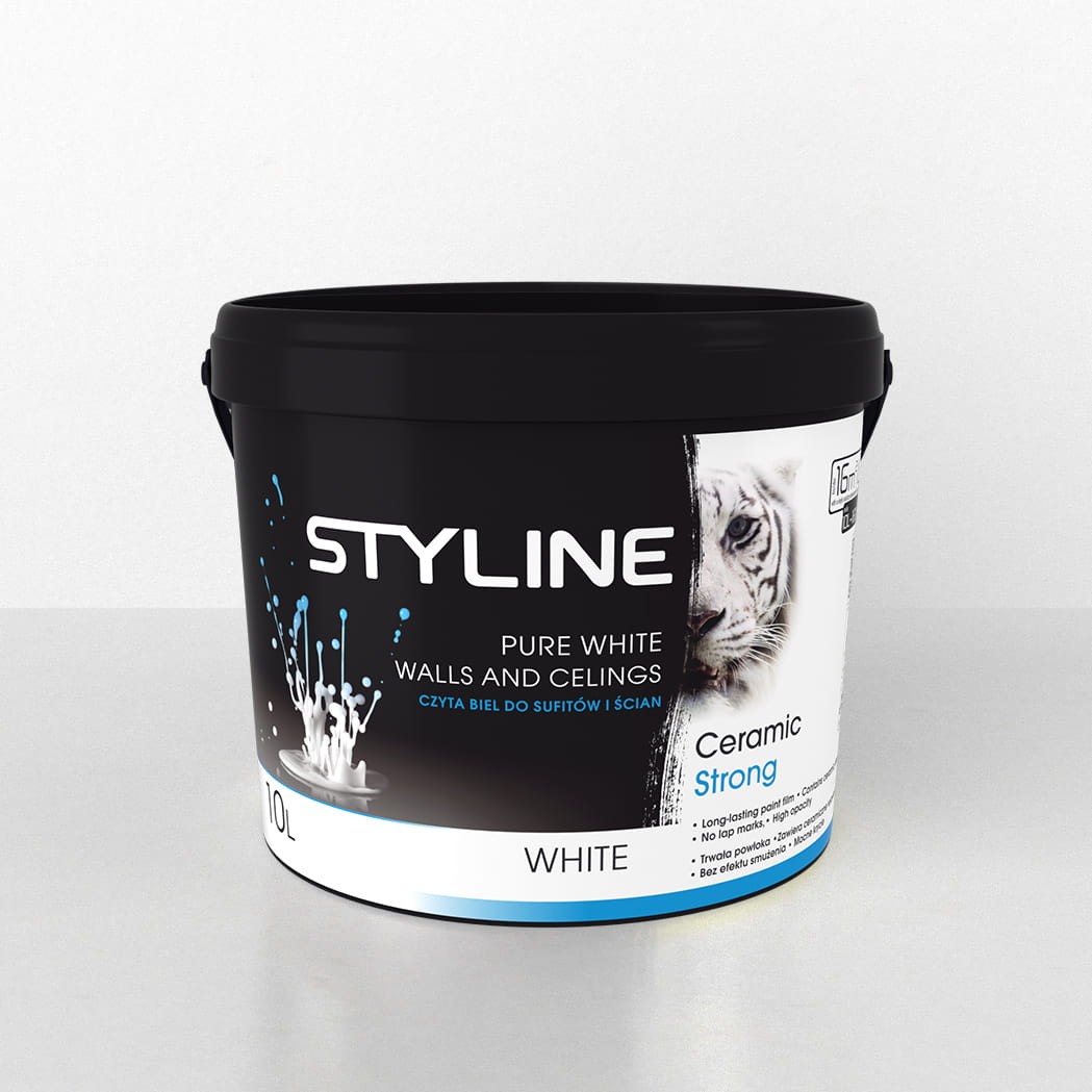 BOLIX STYLINE Ceramic Strong White 10l Farba ceramiczna Biały Mat