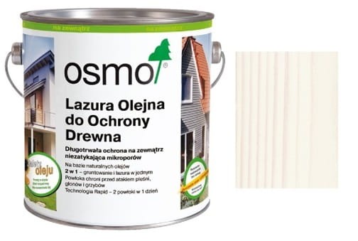 OSMO LAZURA OLEJNA 900 Biała 0,75L