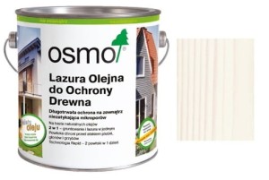 OSMO LAZURA OLEJNA 900 Biała 0,75L