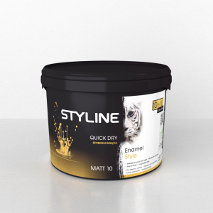 BOLIX STYLINE Enamel Style Szybkoschnąca emalia akrylowa 2,7L Biały Mat