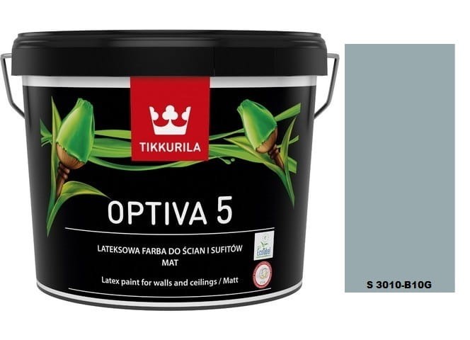 TIKKURILA Optiva Matt 5 0,9l NCS S 3010-B10G