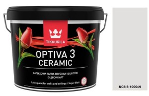 TIKKURILA Optiva Ceramic Matt 3 2,7l NCS S 1000-N