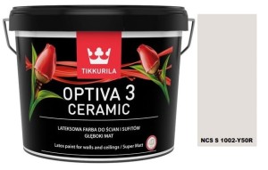 TIKKURILA Optiva Ceramic Matt 3 9l KOLOR S 1002-Y50R