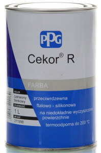 PPG CEKOR R farba ftalowo-silikonowa 1l Czerwony tlenkowy