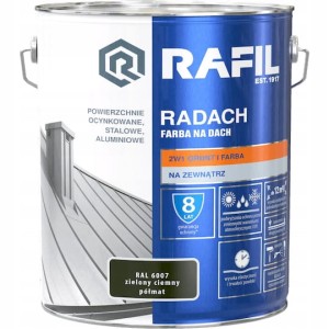 RAFIL Radach 10L Zielony Ciemny RAL 6007 Półmat