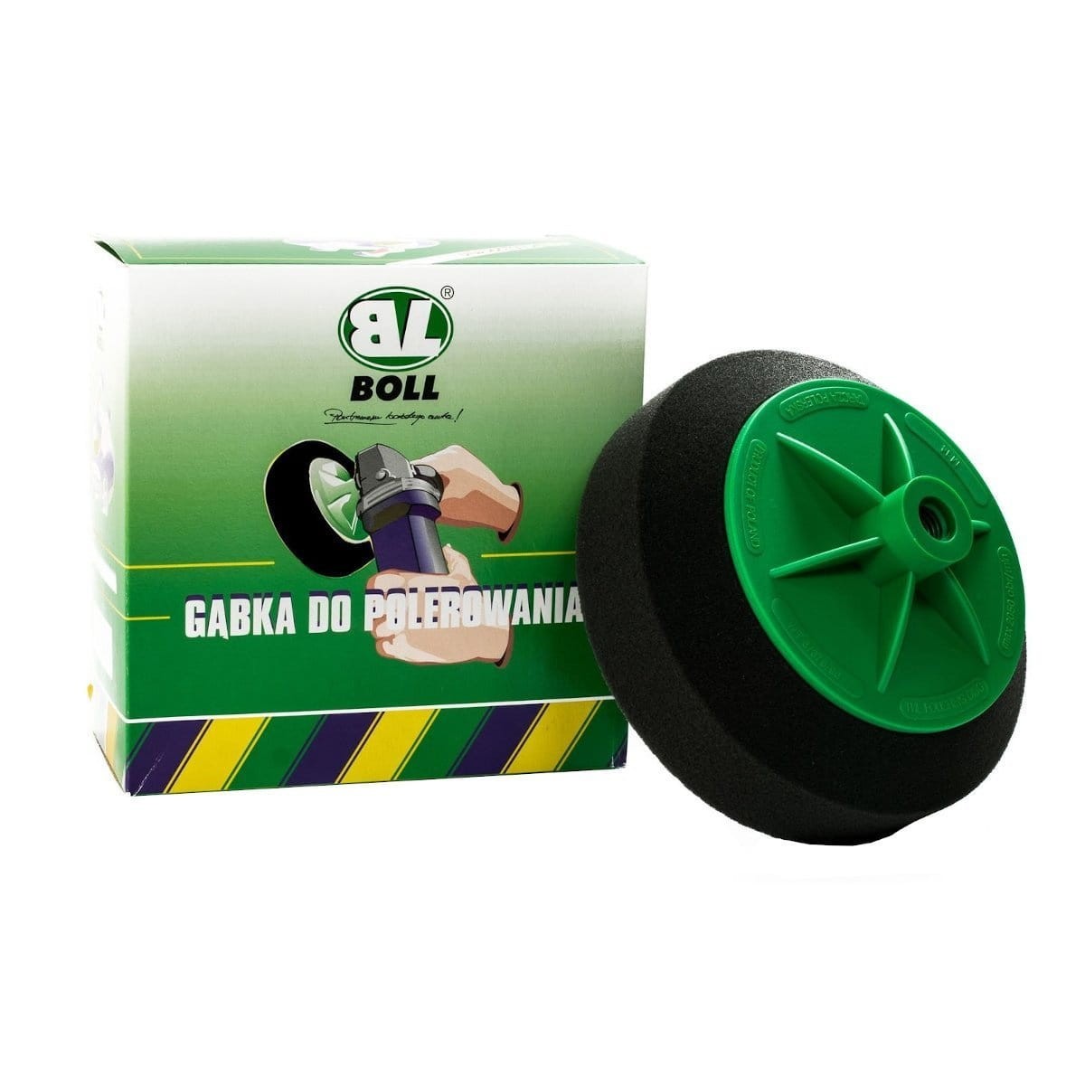 BOLL Gąbka do polerowania czarna M14 150mm
