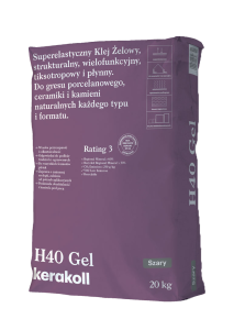 Kerakoll H40 Gel Superelastyczny klej żelowy 20kg Szary