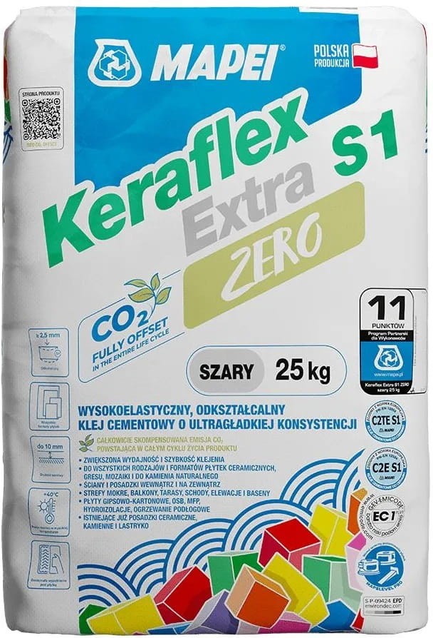 MAPEI Klej do płytek Keraflex SZARY EXTRA S1 25kg