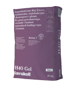Kerakoll H40 Gel Superelastyczny klej żelowy 20kg Biały