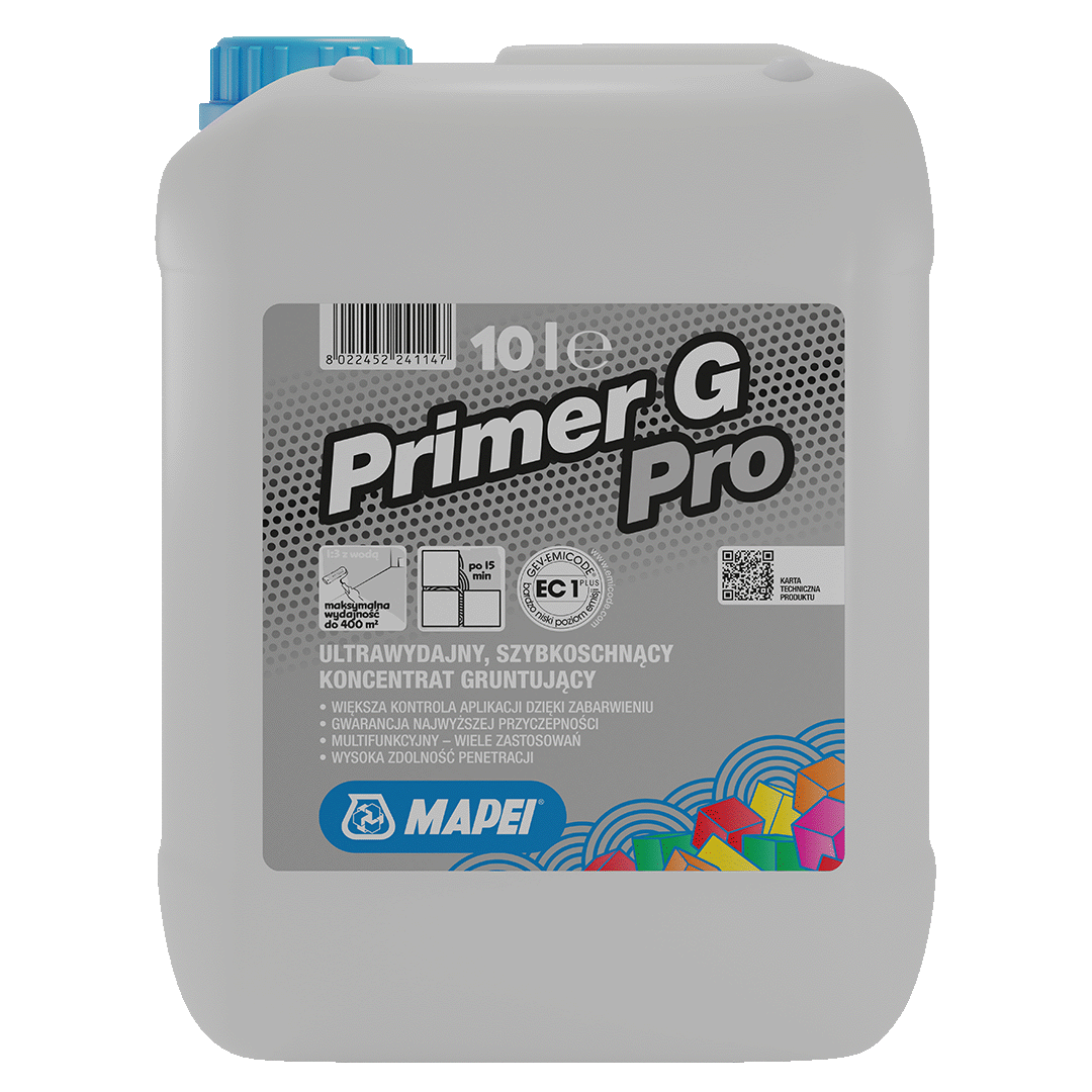 MAPEI PRIMER G PRO 10l KONCENTRAT GRUNTUJĄCY GRUNT