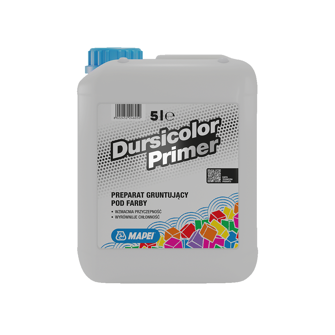 MAPEI DURSICOLOR COMFORT PRIMER 5L GRUNT POD FARBĘ