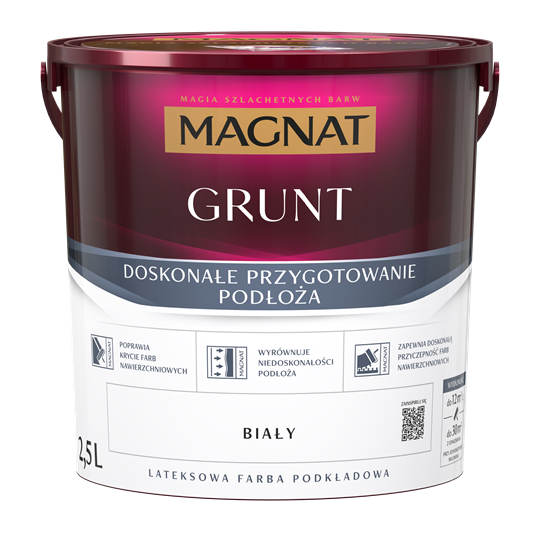 MAGNAT Primer Grunt farba podkładowa biała 2,5L