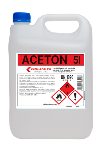 Chem-Rozlew Aceton techniczny 5L Rozpuszczalnik zmywacz