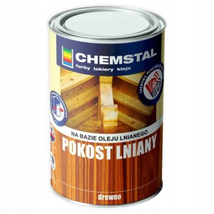 Chemstal Pokost Lniany 10L naturalny podkład na bazie oleju lnianego