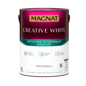 MAGNAT Creative White Farba lateksowa antyrefleksyjna biała 5L
