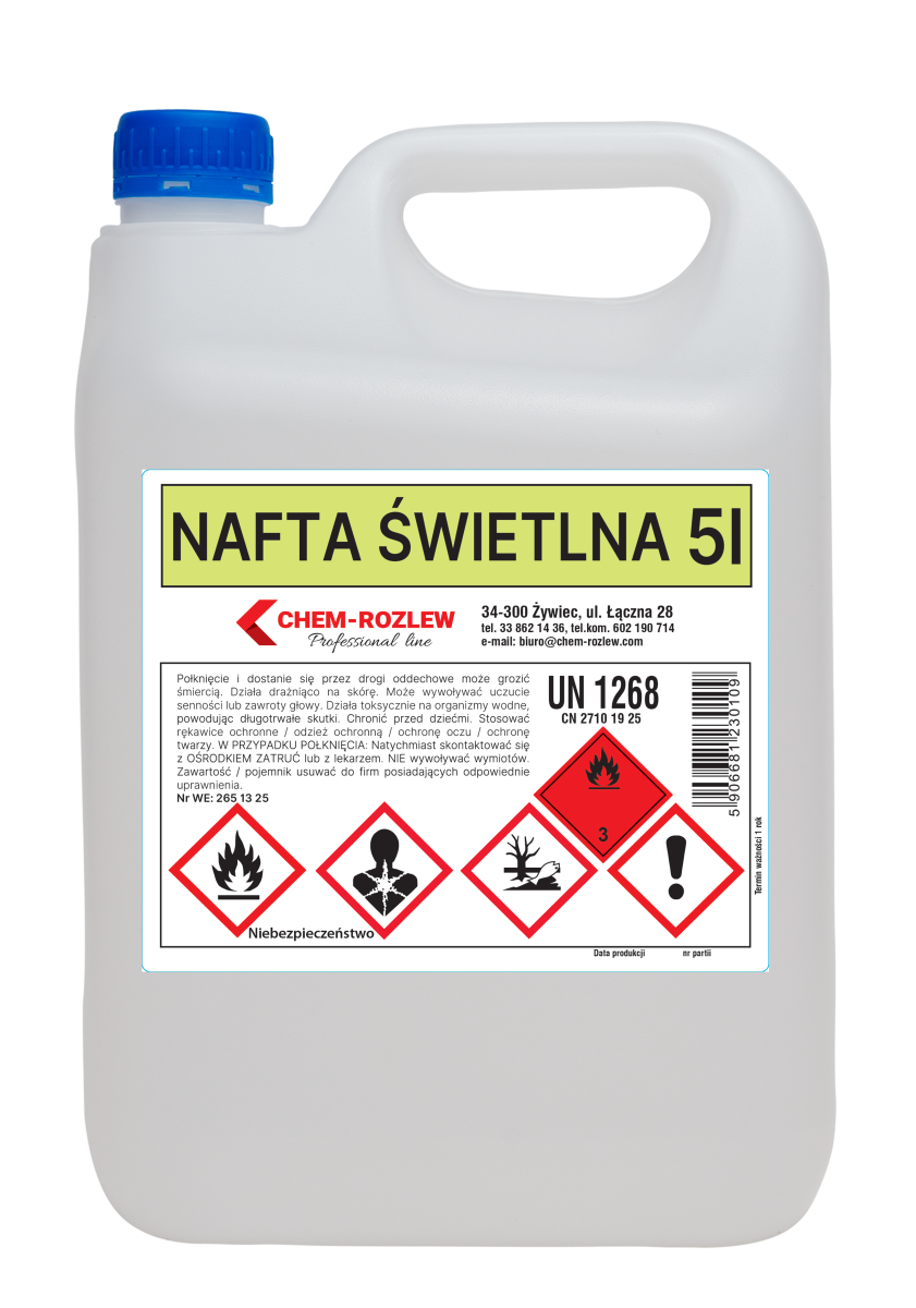 Chem-Rozlew Nafta oświetleniowa zmywacz antykorozyjny 5L