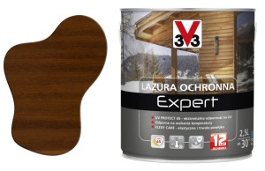 V33 Lazura ochronna EXPERT ochrona do 12 lat Tek 2,5L