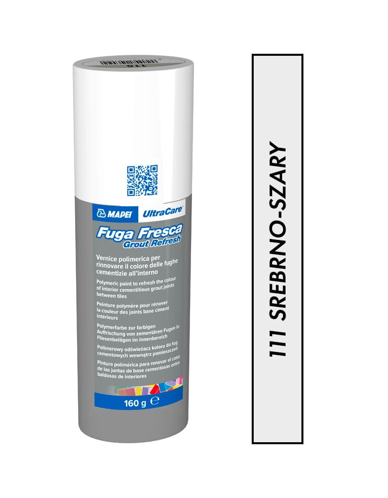Mapei UltraCare Fuga Fresca Renowator do fug 111 Srebrnoszary 160g