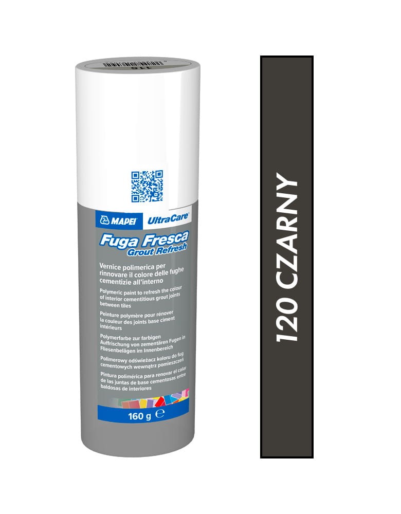 Mapei UltraCare Fuga Fresca Renowator do fug 120 Czarny 160g