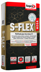 SOPRO S-FLEX Mega 208 C2 TE S1 Multifunkcyjny klej żelowy do płytek 22,5kg