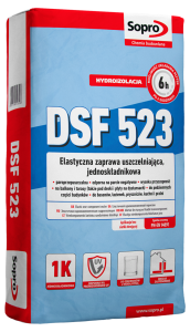 SOPRO DSF 523 Folia w płynie elastyczna zaprawa uszczelniająca 1K 20kg