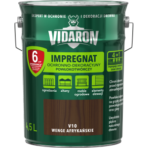 VIDARON Impregnat ochronny powłokotwórczy V10 wenge afrykańskie 4,5L